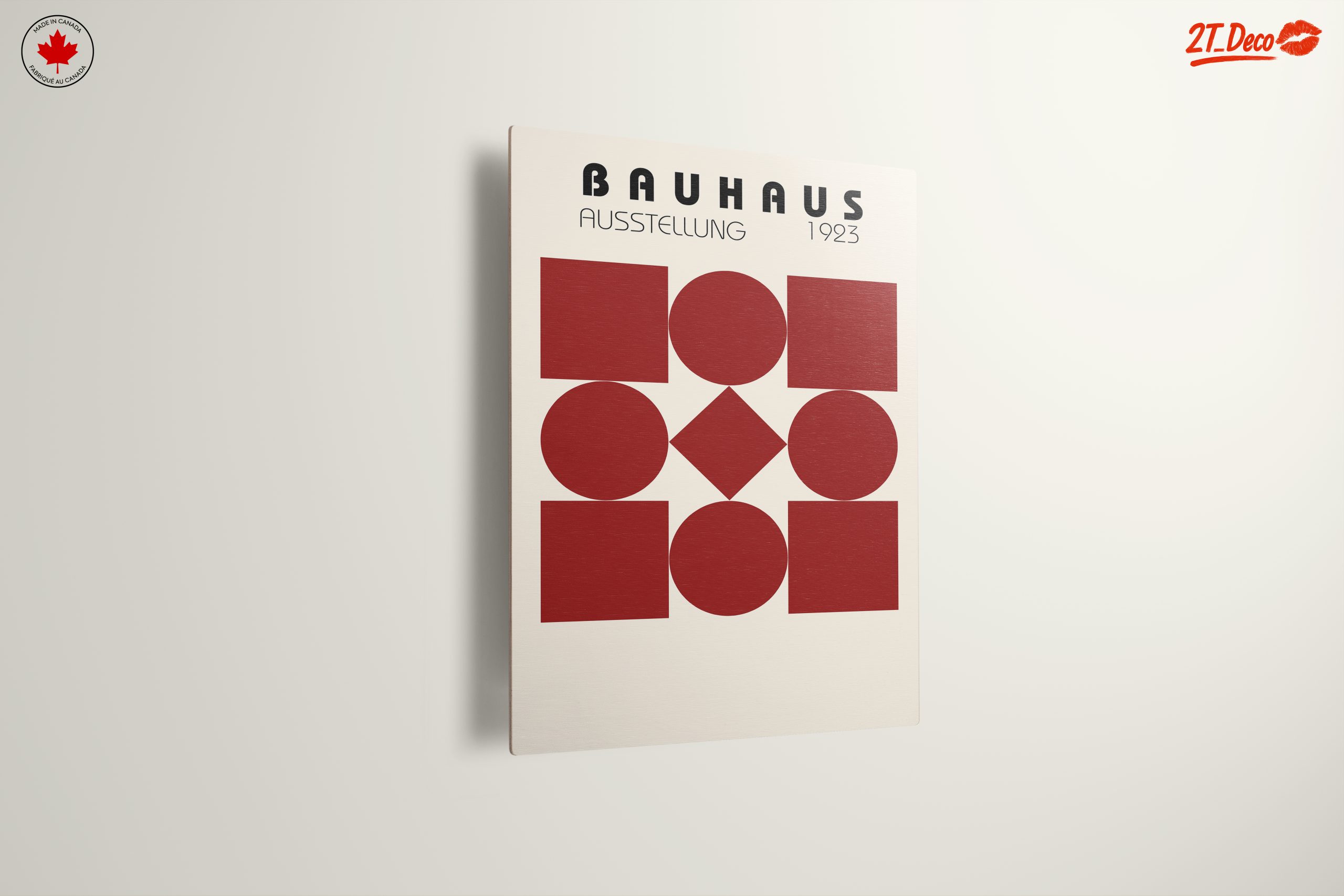 Bauhaus 1923 Exhibition Artwork with Geometric Shapes - Image 13