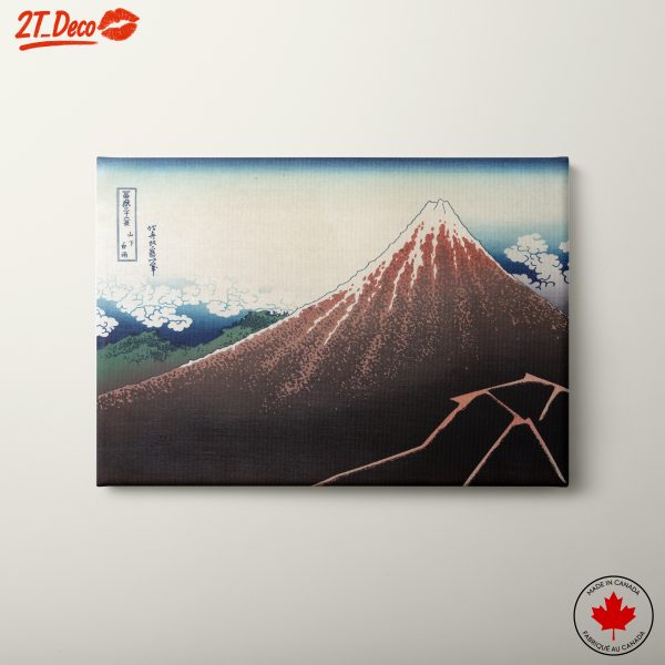 Mount Fuji Landscape with Clouds