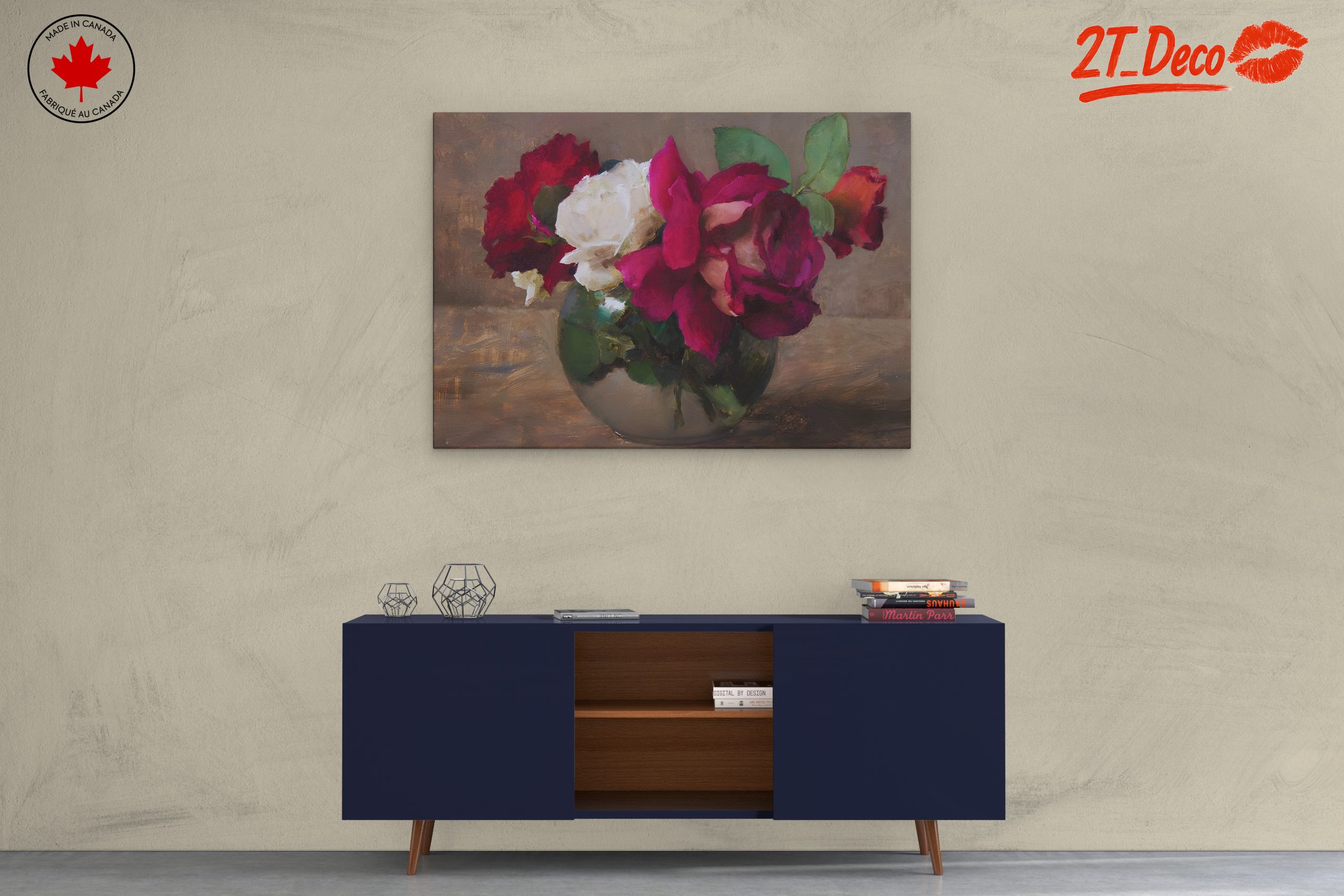 Vibrant Floral Arrangement with Roses 2 - Image 3