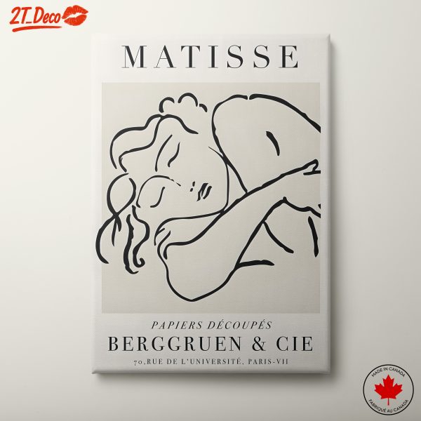 Modern Embrace Portrait by Matisse