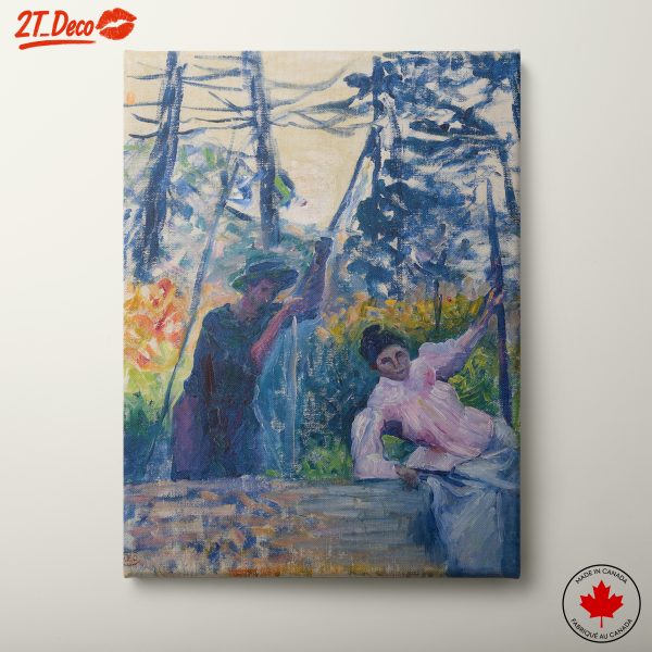 Intimate Scene of Figures in Nature