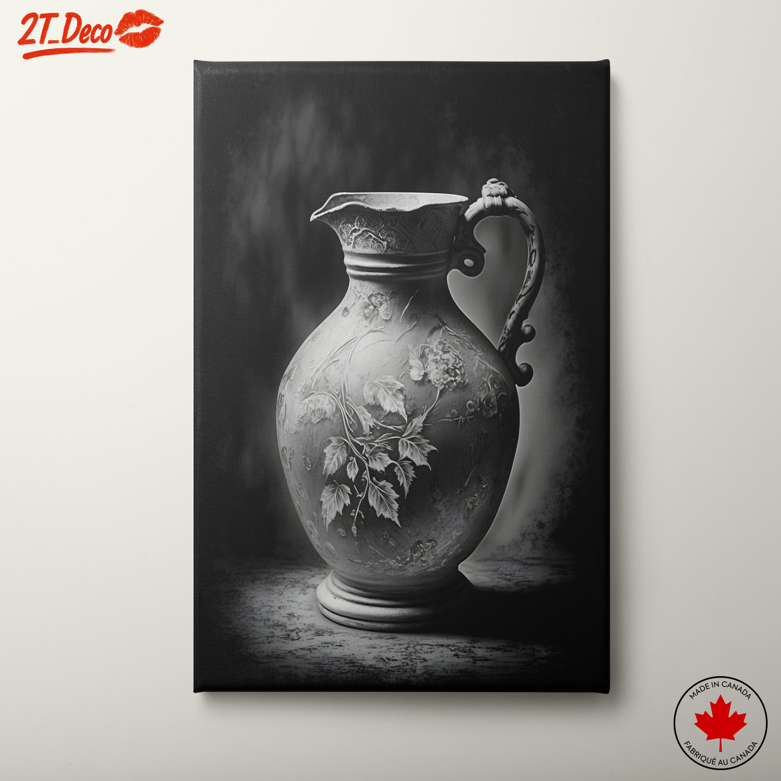 Elegant Botanical Decorative Art Piece