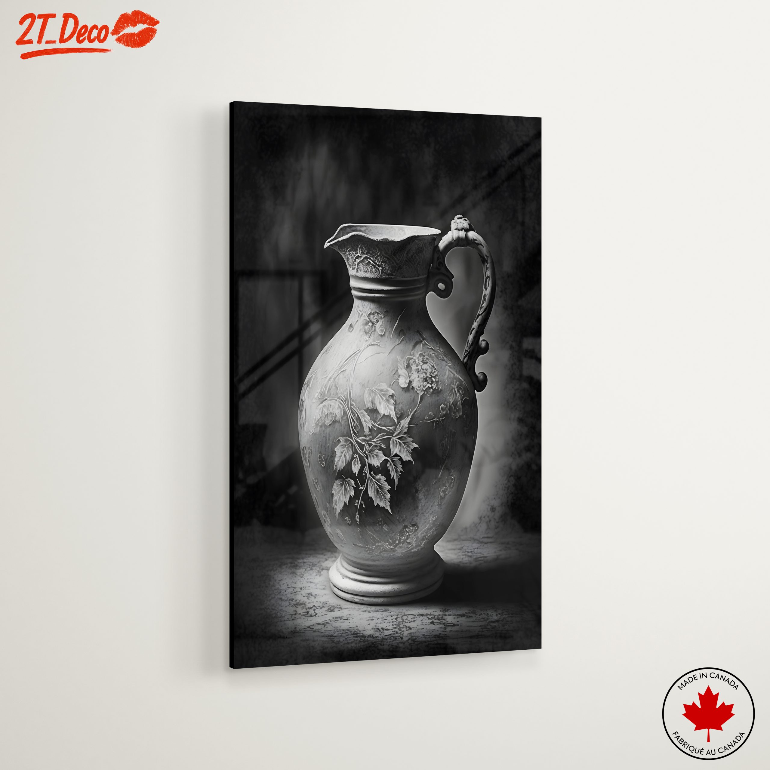 Elegant Botanical Decorative Art Piece - Image 6