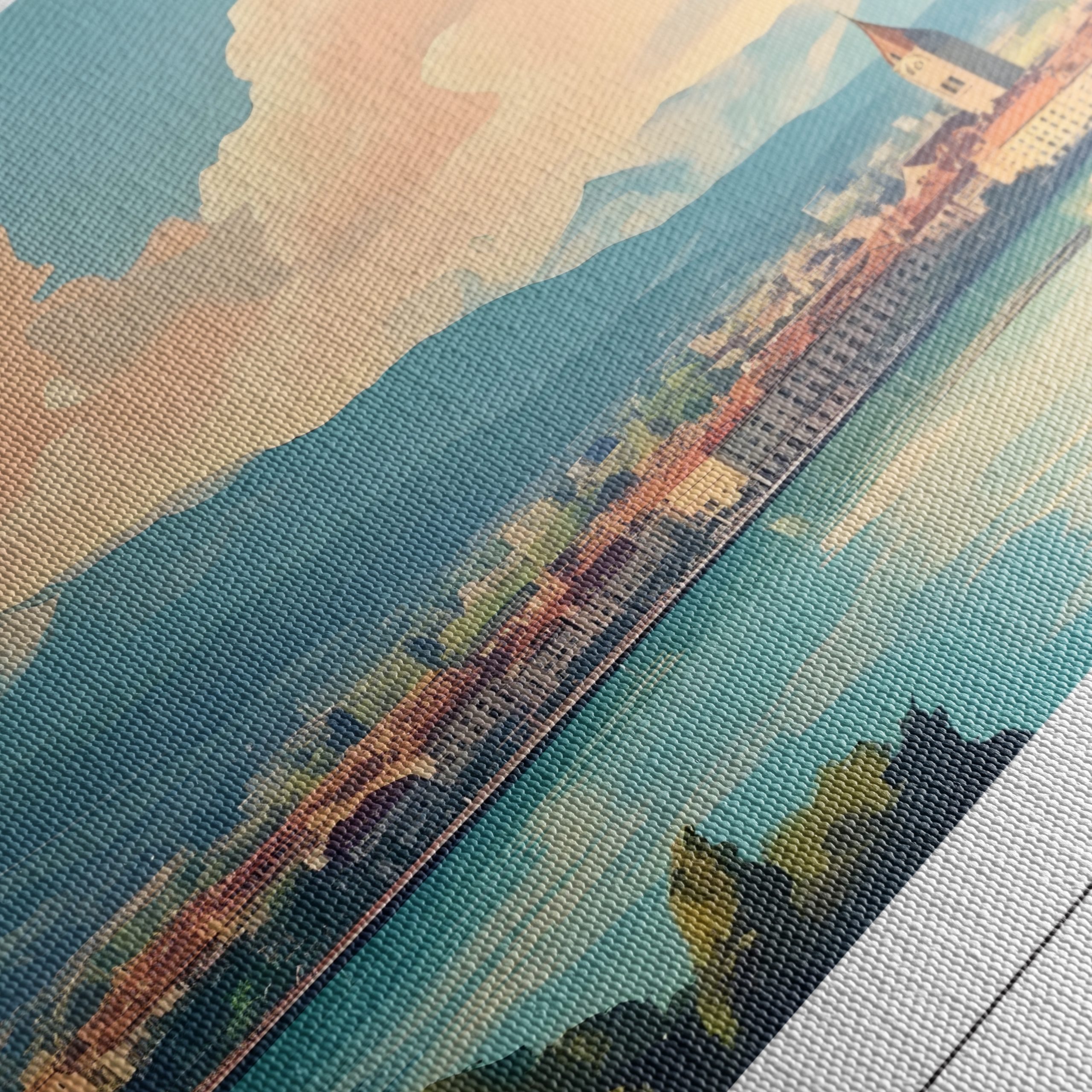Beautiful Geneva Cityscape Art - Image 5