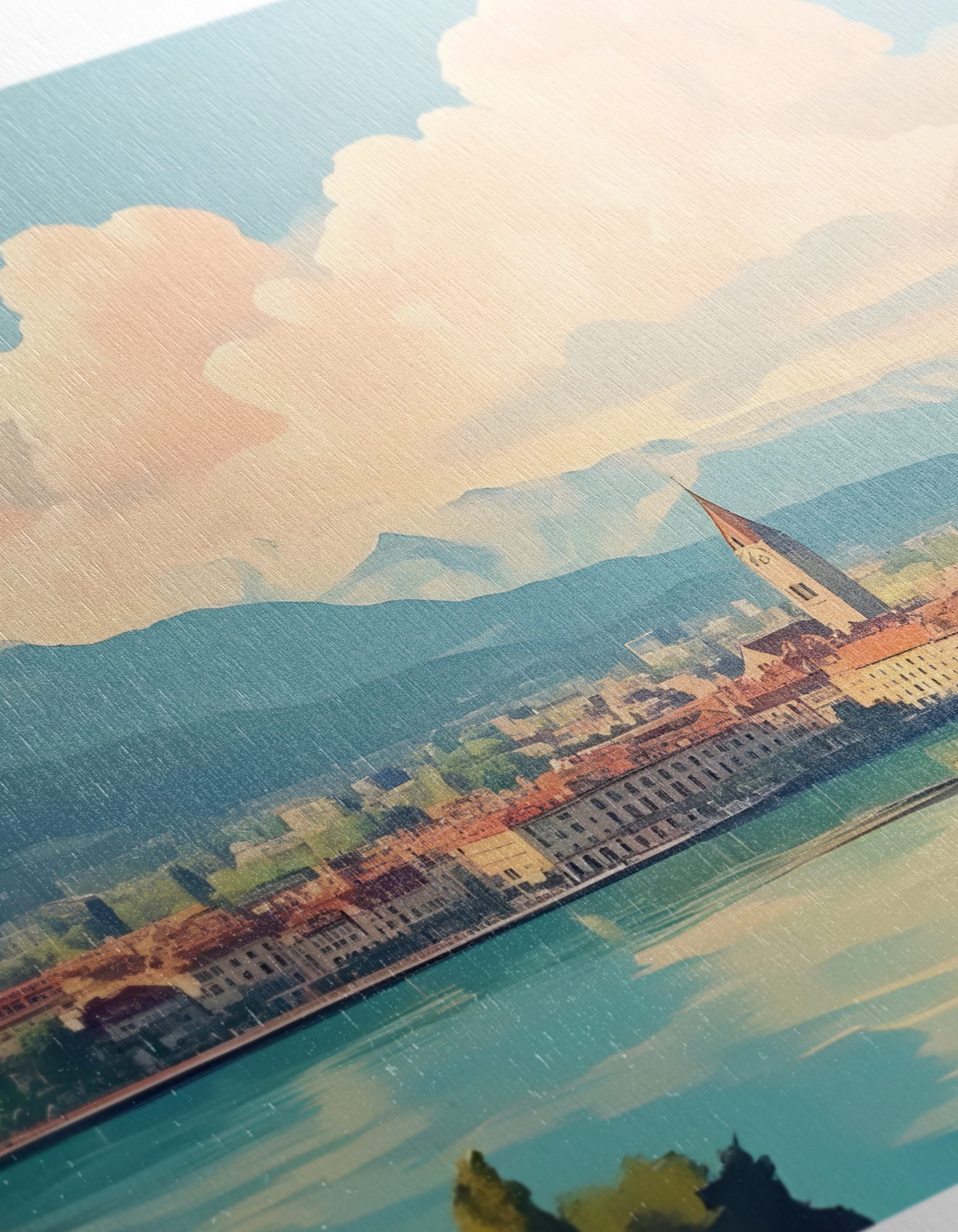 Beautiful Geneva Cityscape Art - Image 12
