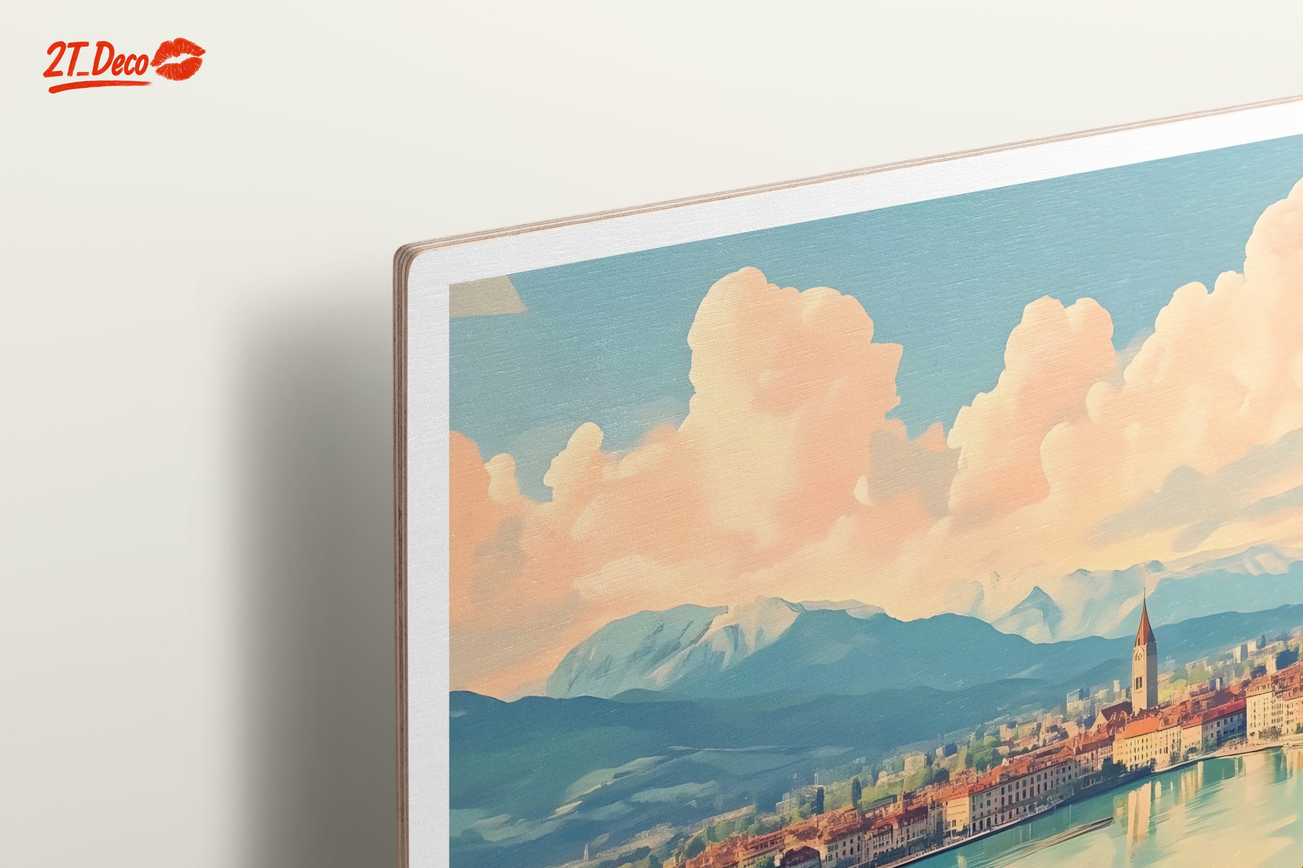 Beautiful Geneva Cityscape Art - Image 15