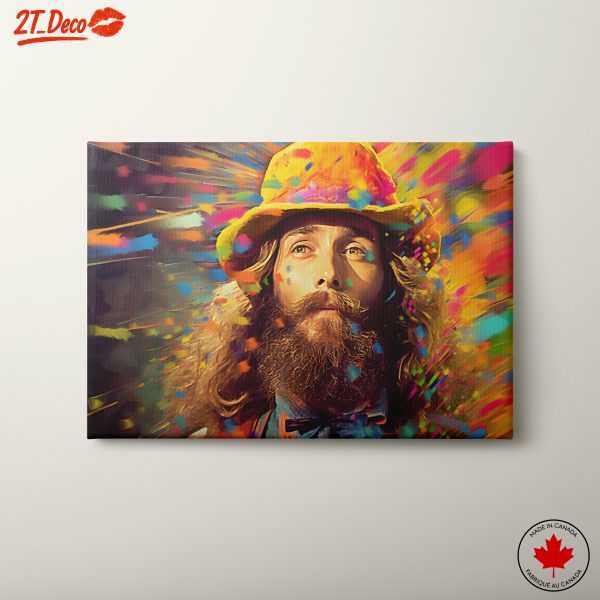 Vibrant Colorful Abstract Portrait