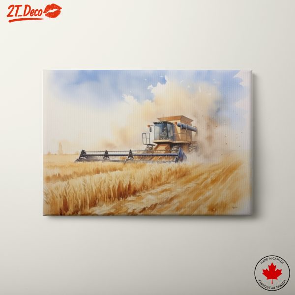 Action-Packed Farm Equipment Art
