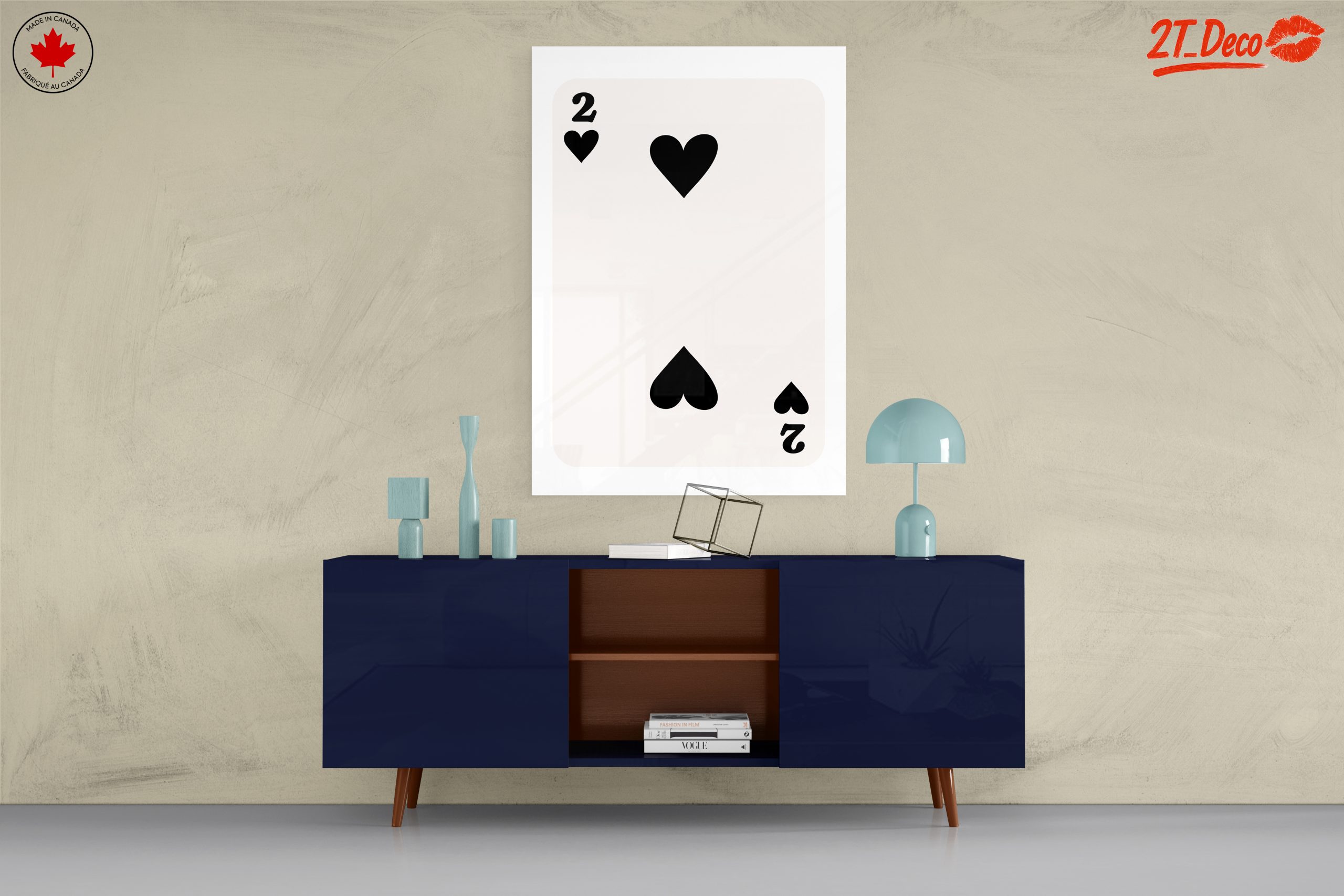 Stylized Playing Card Design Featuring Hearts - Image 8