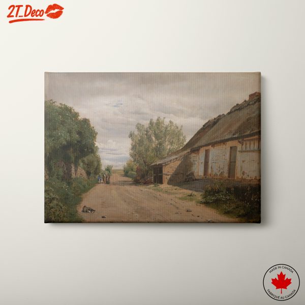 Rustic Country Road Landscape Art