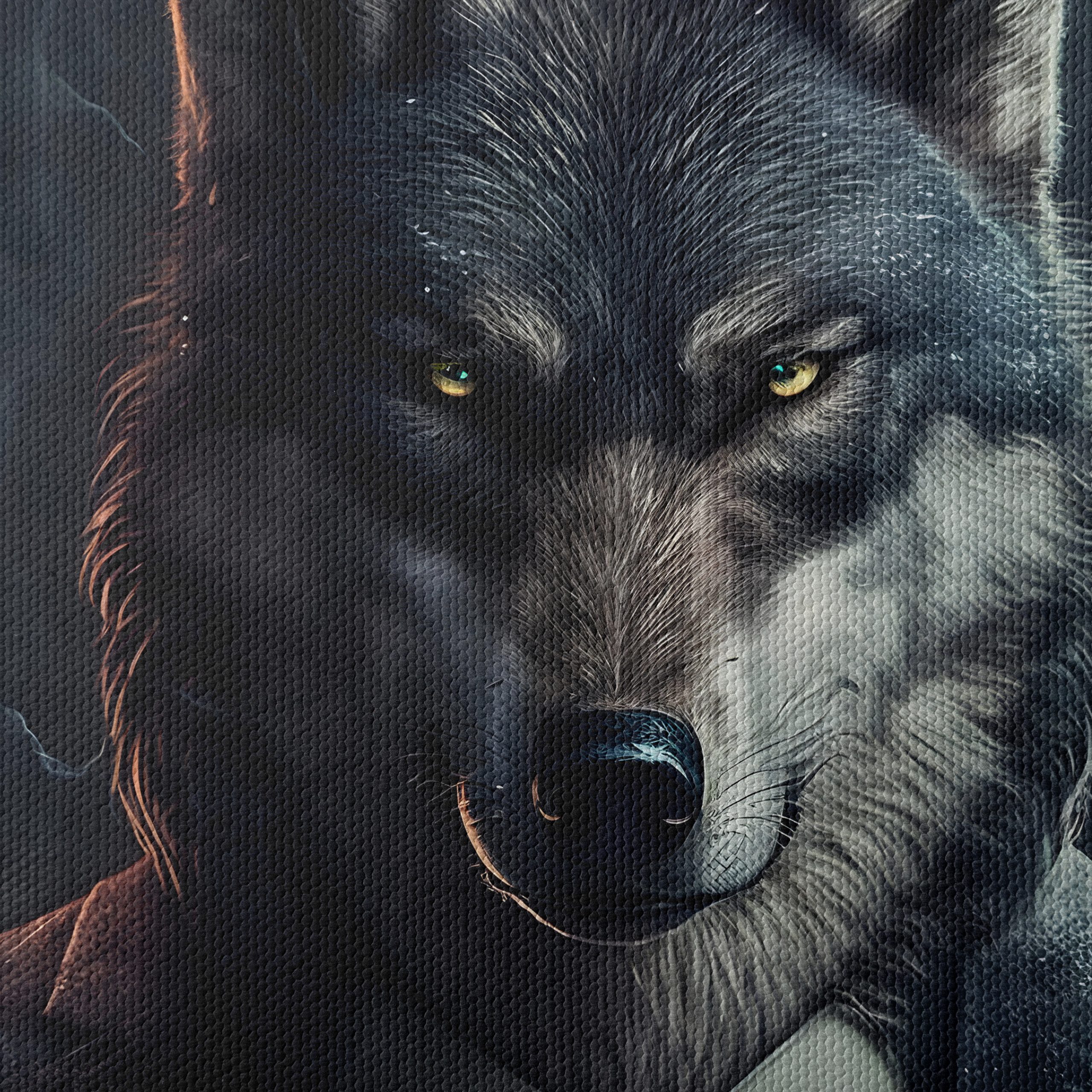 Stylized Wolf Character in Suit Art - Image 4