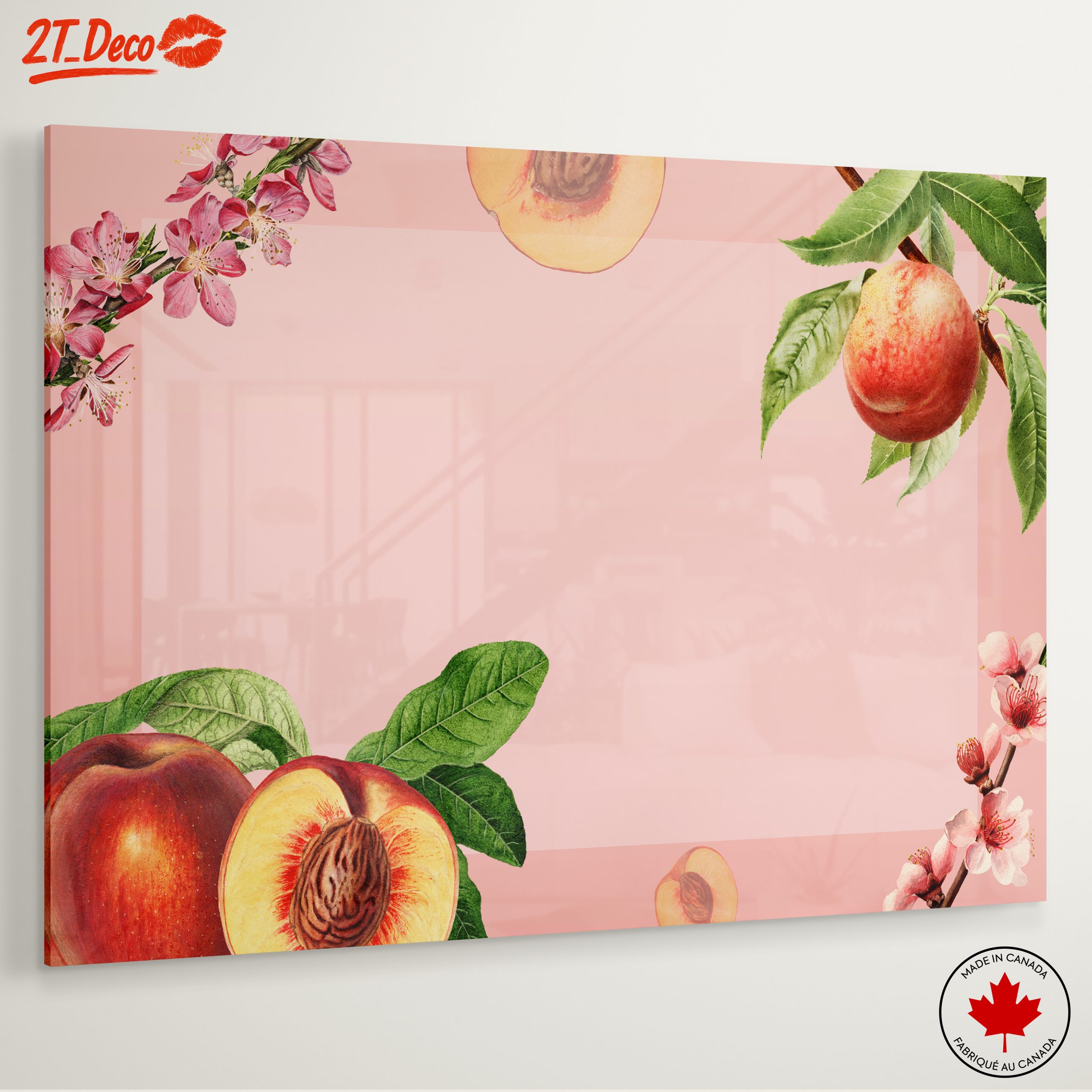 Peach Blossoms and Fruits Botanical Art - Image 6