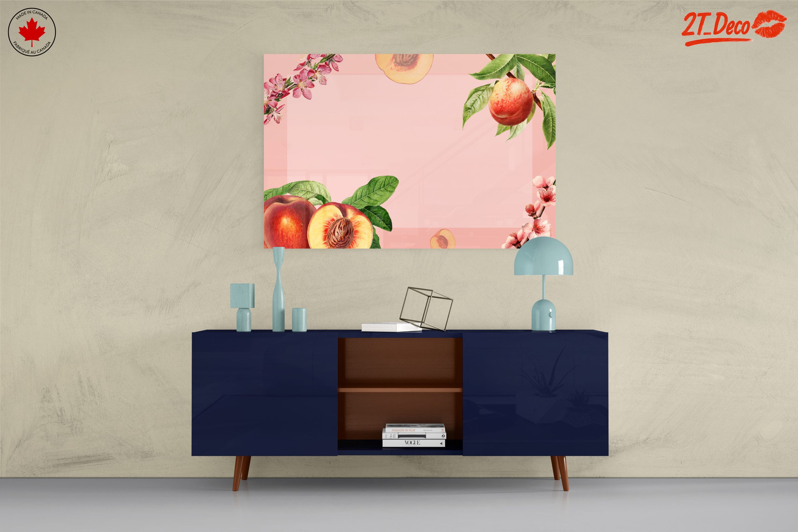 Peach Blossoms and Fruits Botanical Art - Image 8