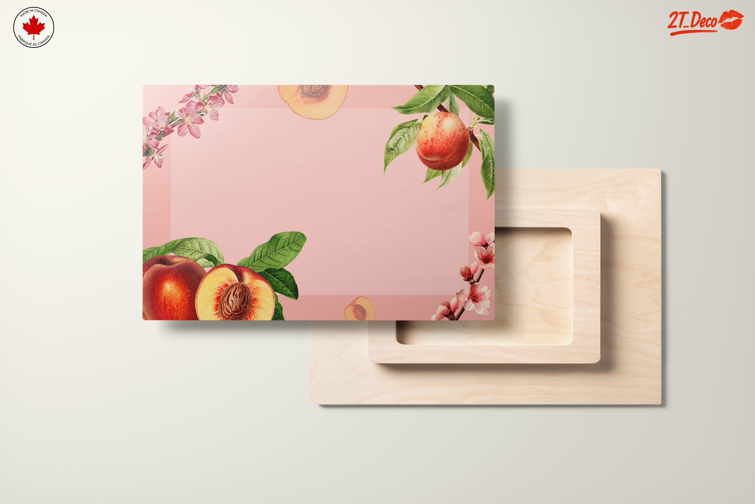 Peach Blossoms and Fruits Botanical Art - Image 11