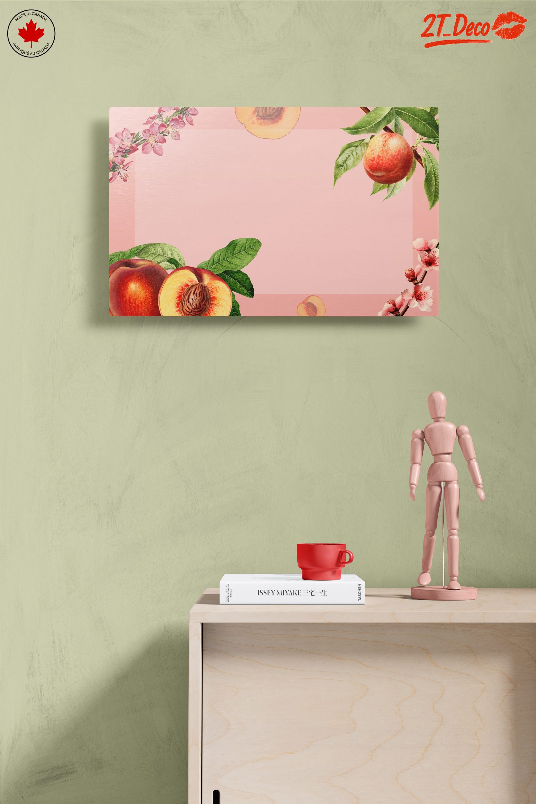 Peach Blossoms and Fruits Botanical Art - Image 14