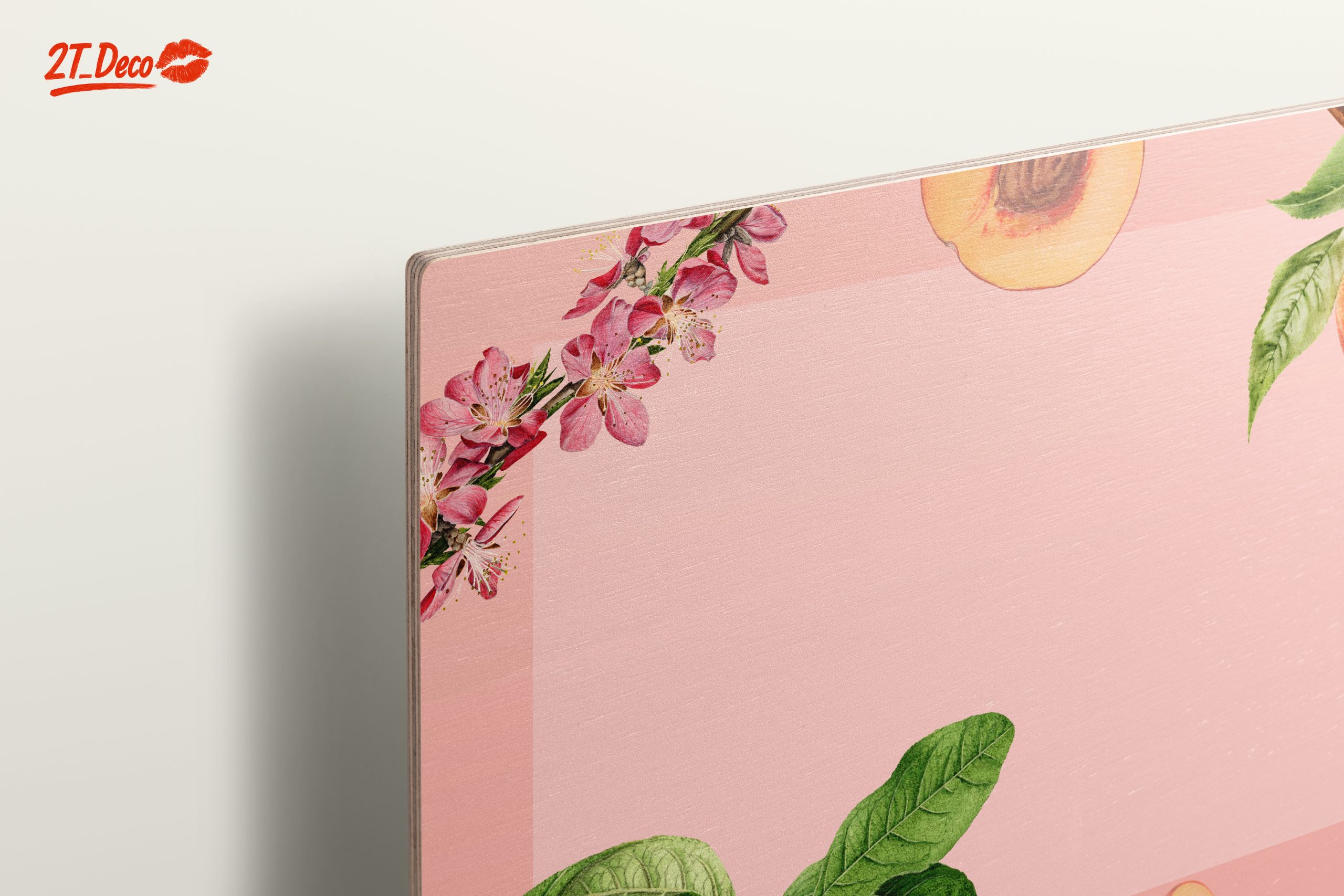 Peach Blossoms and Fruits Botanical Art - Image 15