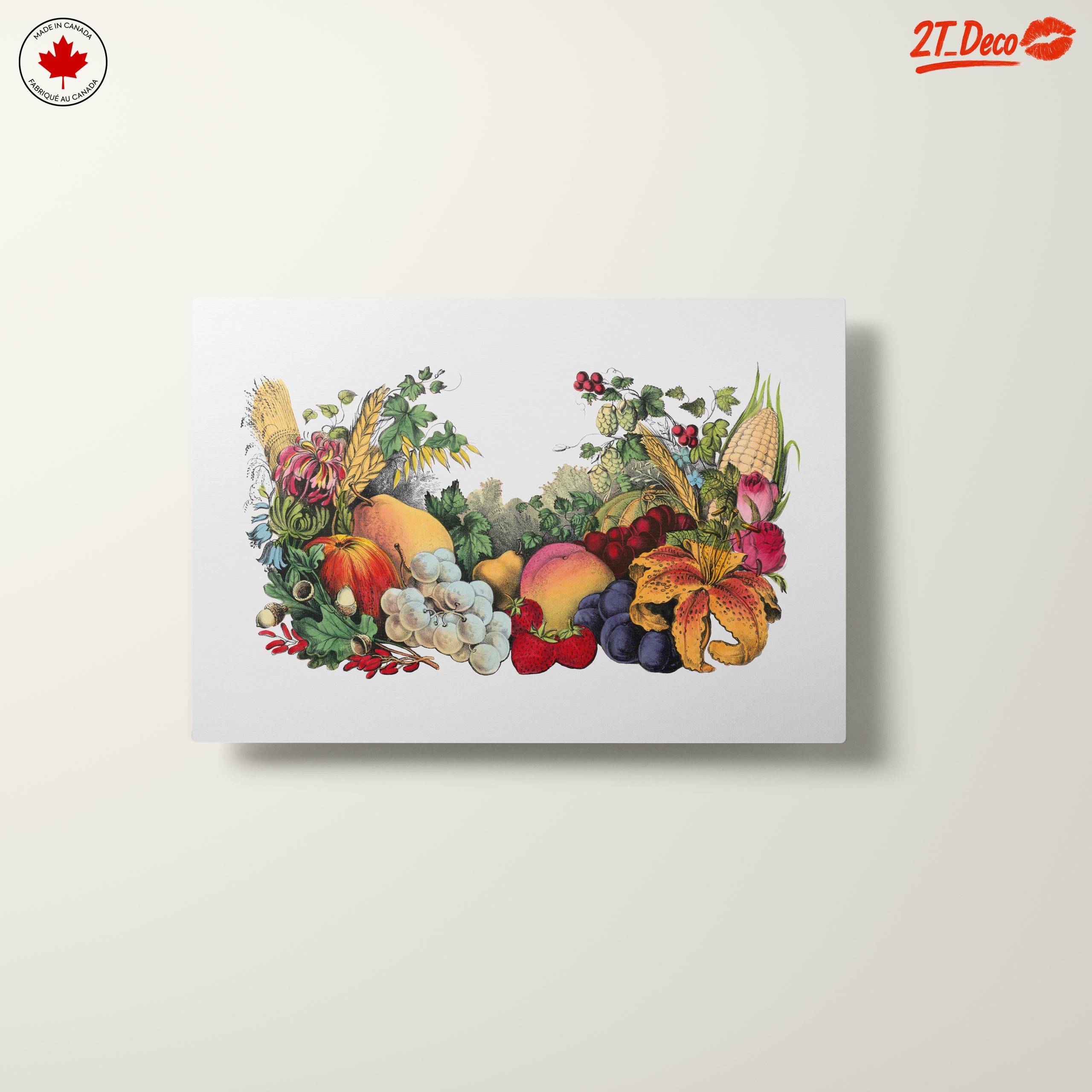 Vibrant Abstract Food Arrangement Art - Image 10