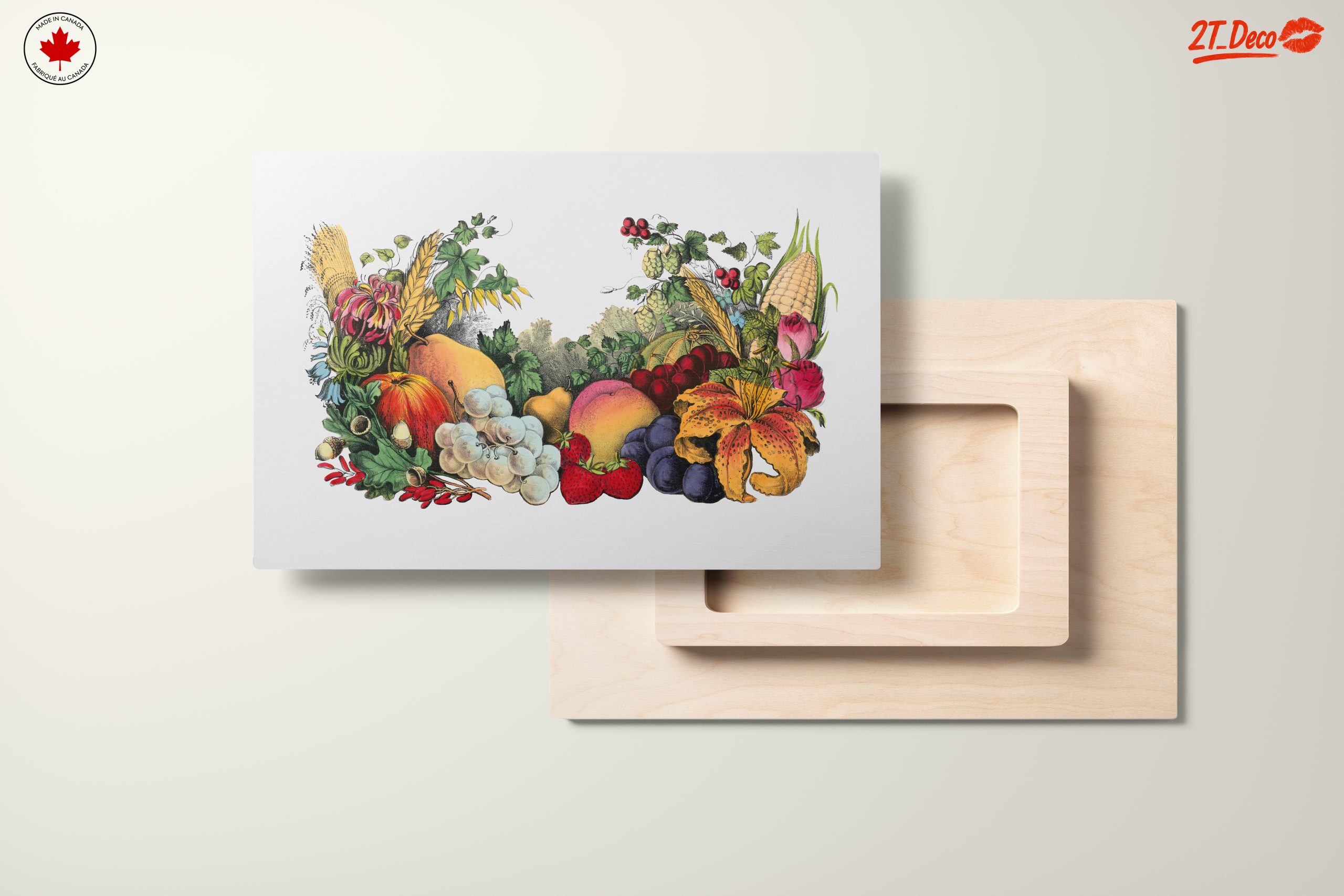 Vibrant Abstract Food Arrangement Art - Image 11
