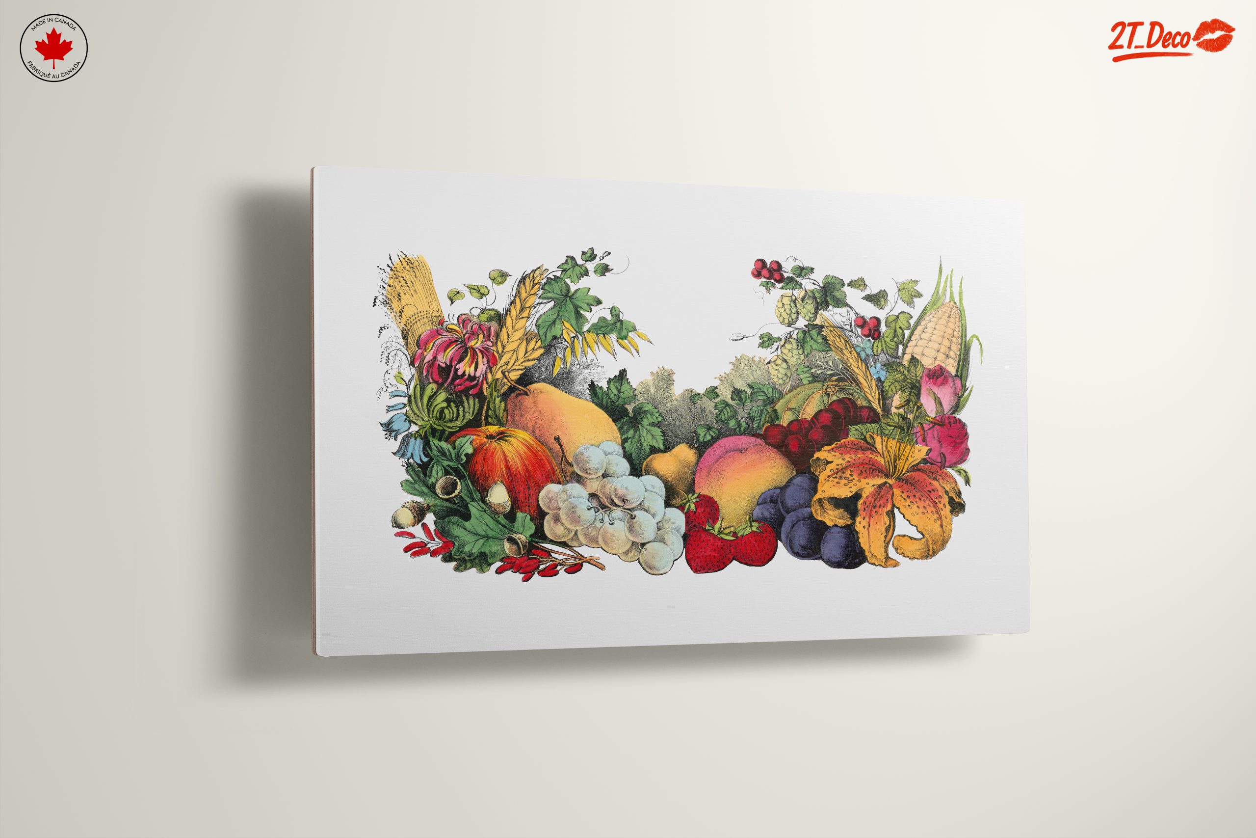 Vibrant Abstract Food Arrangement Art - Image 13