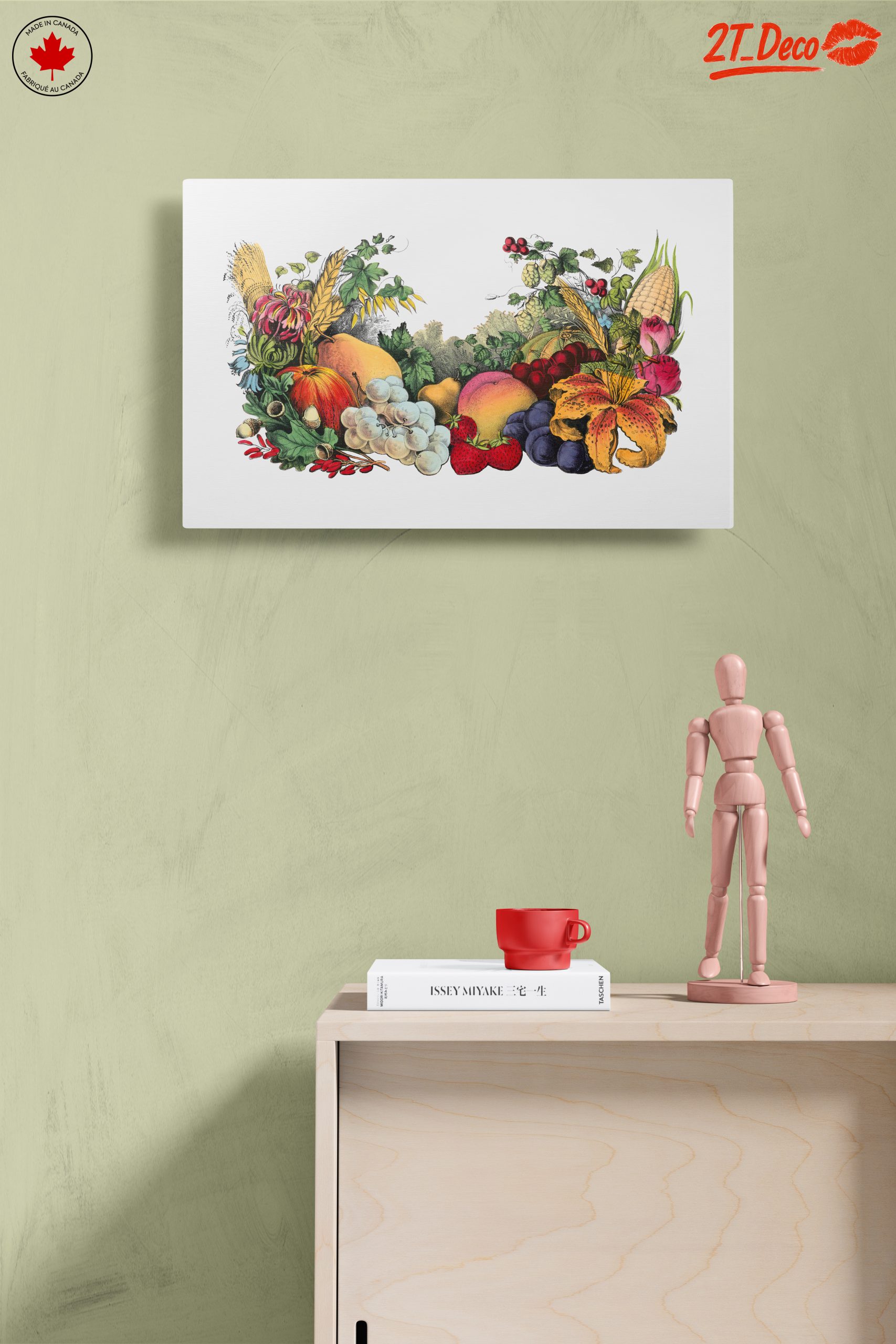 Vibrant Abstract Food Arrangement Art - Image 14