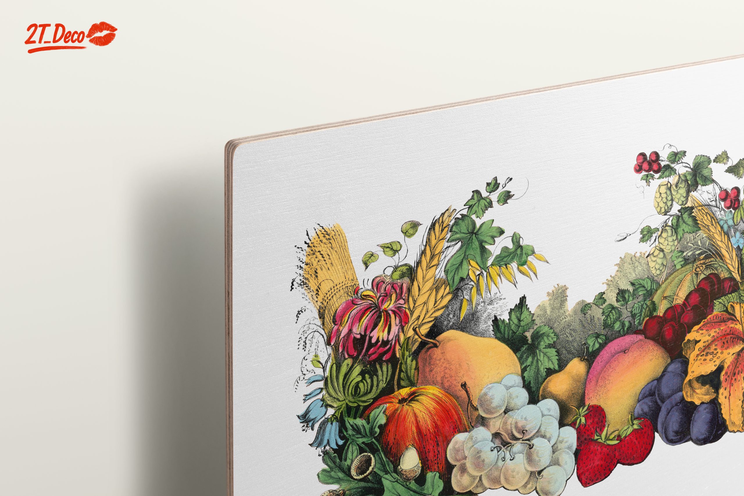 Vibrant Abstract Food Arrangement Art - Image 15