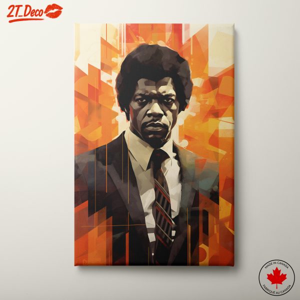 Stylized Portrait of a Character in Bold Colors