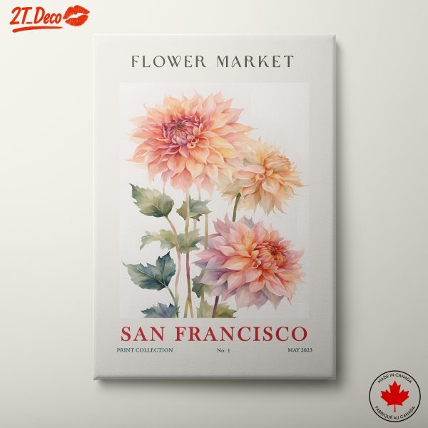 Beautiful Floral Art Featuring Dahlias