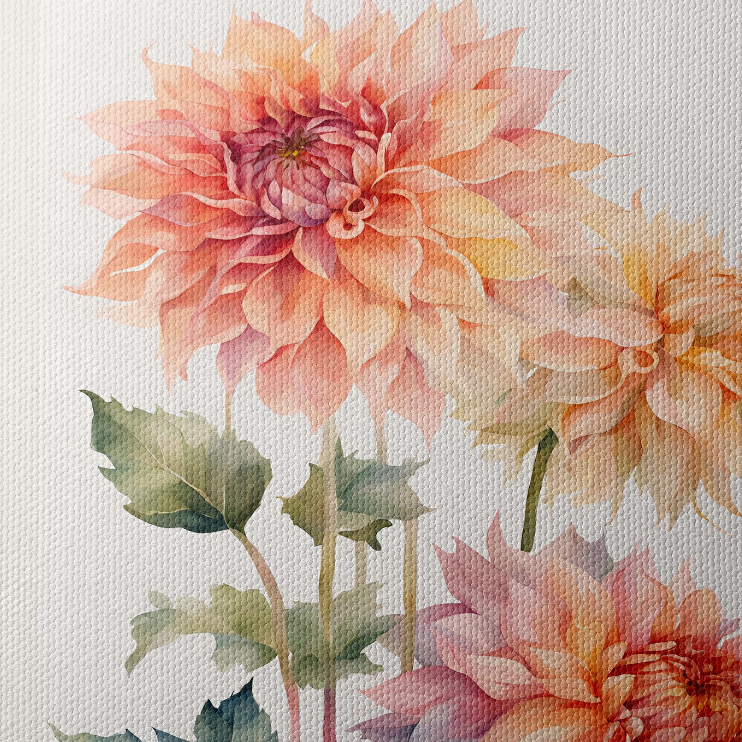 Beautiful Floral Art Featuring Dahlias - Image 4