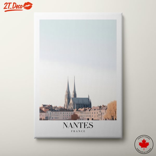 Contemporary Architectural View of Nantes
