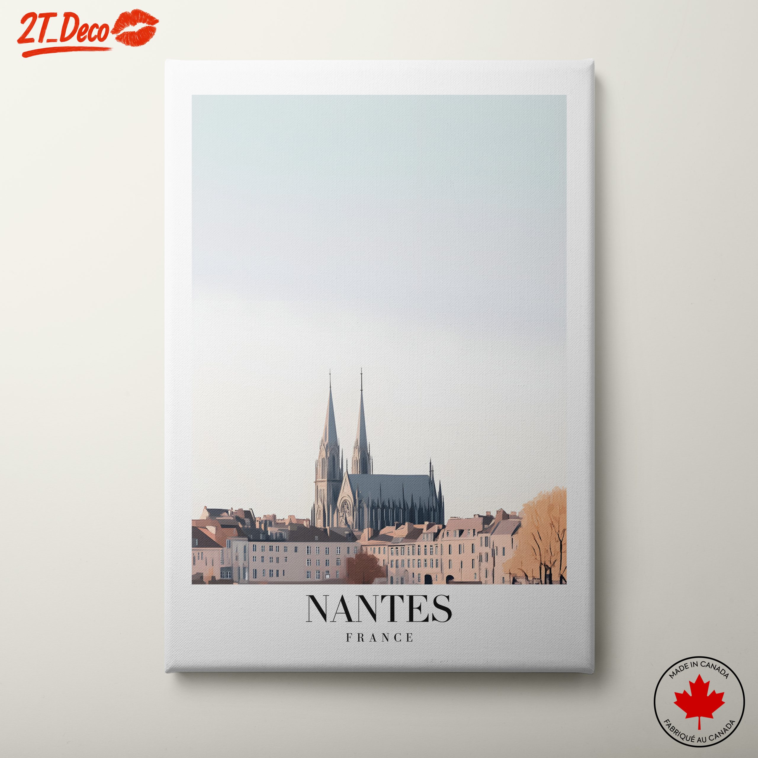 Contemporary Architectural View of Nantes