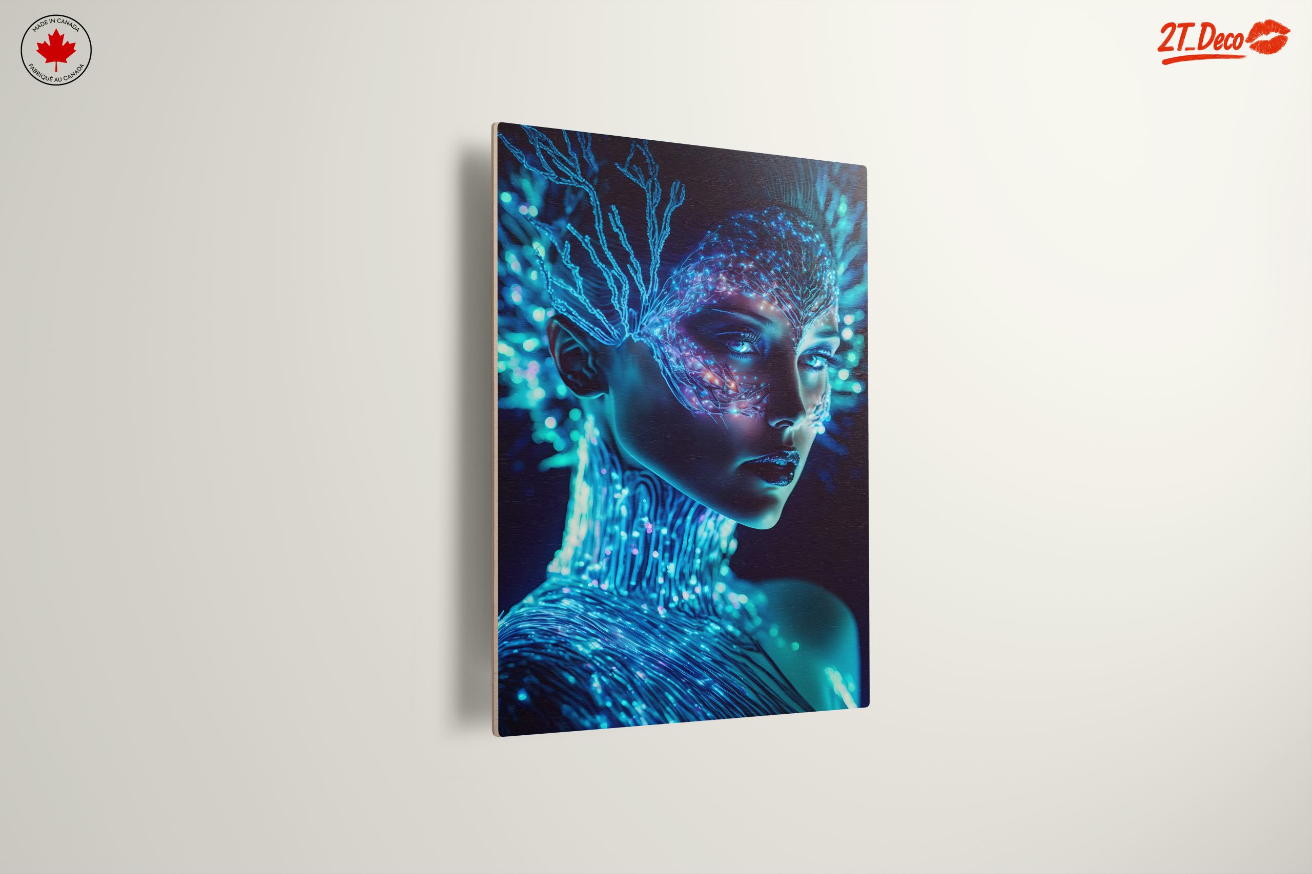 Glowing Character Portrait with Neon Elements - Image 13