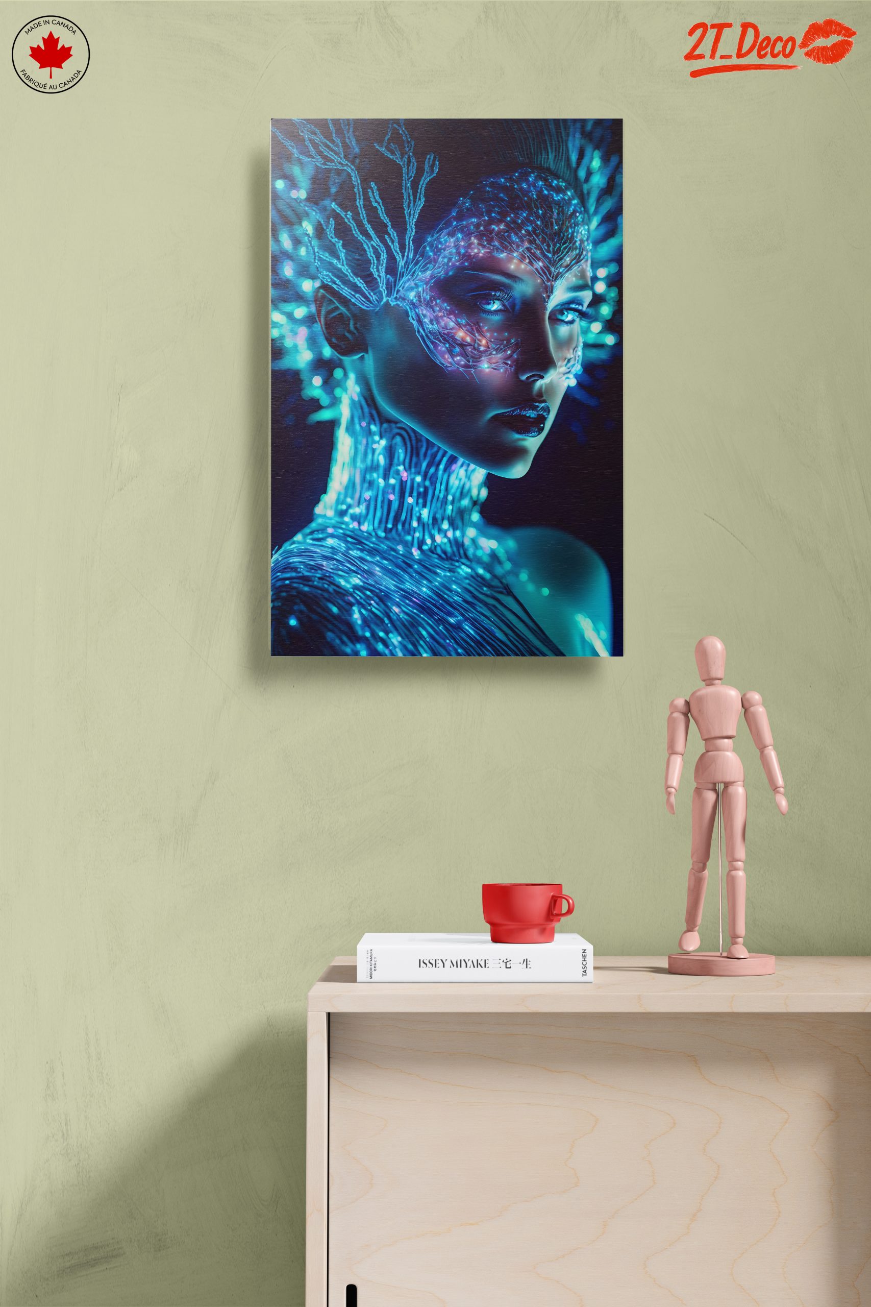 Glowing Character Portrait with Neon Elements - Image 14