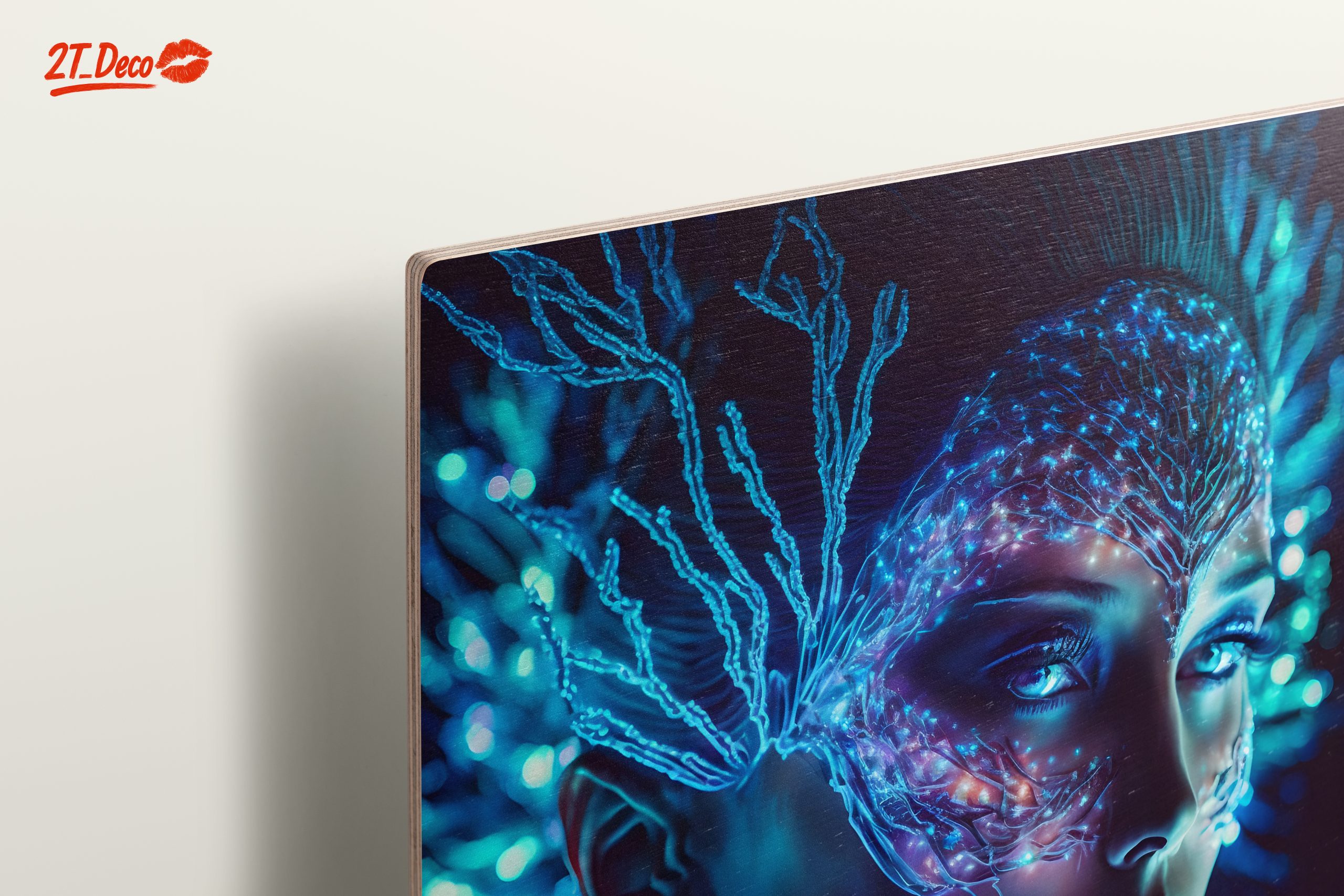 Glowing Character Portrait with Neon Elements - Image 15
