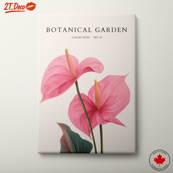 Stylized Botanical Garden Artwork 2