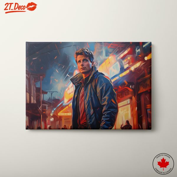 Modern Character in Dramatic Urban Setting