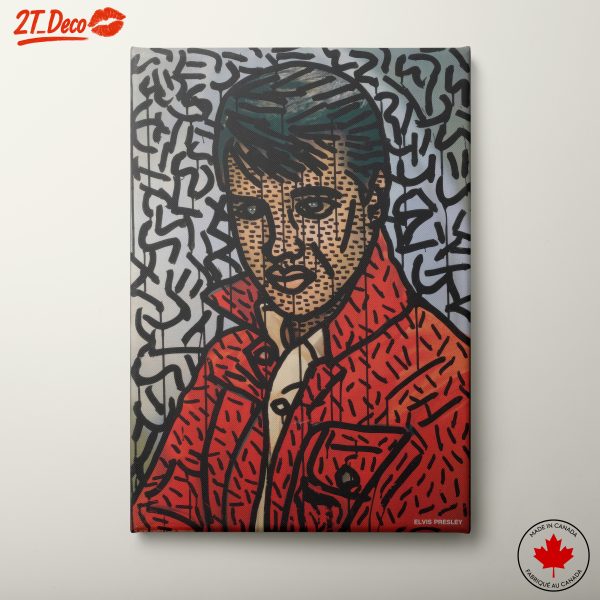 Colorful Contemporary Iconic Art of Elvis Presley