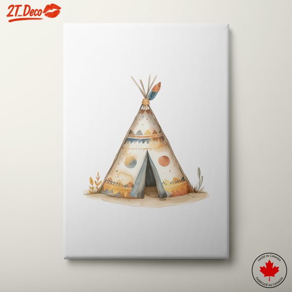 Whimsical Tent Illustration for Kids