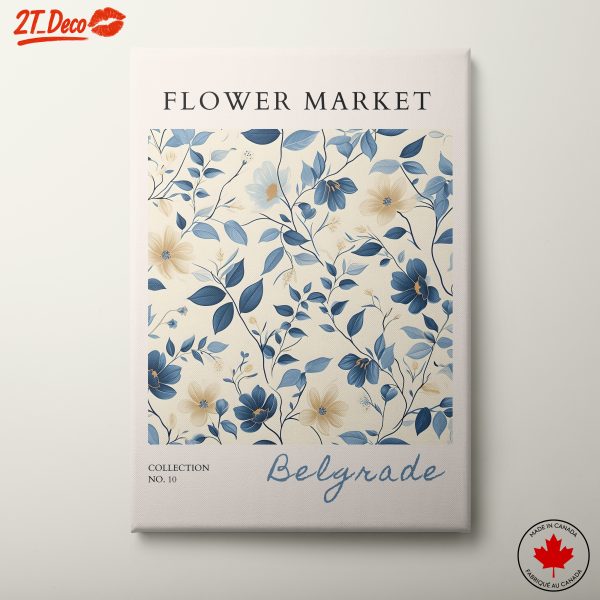 Flower Market Belgrade Botanical Art