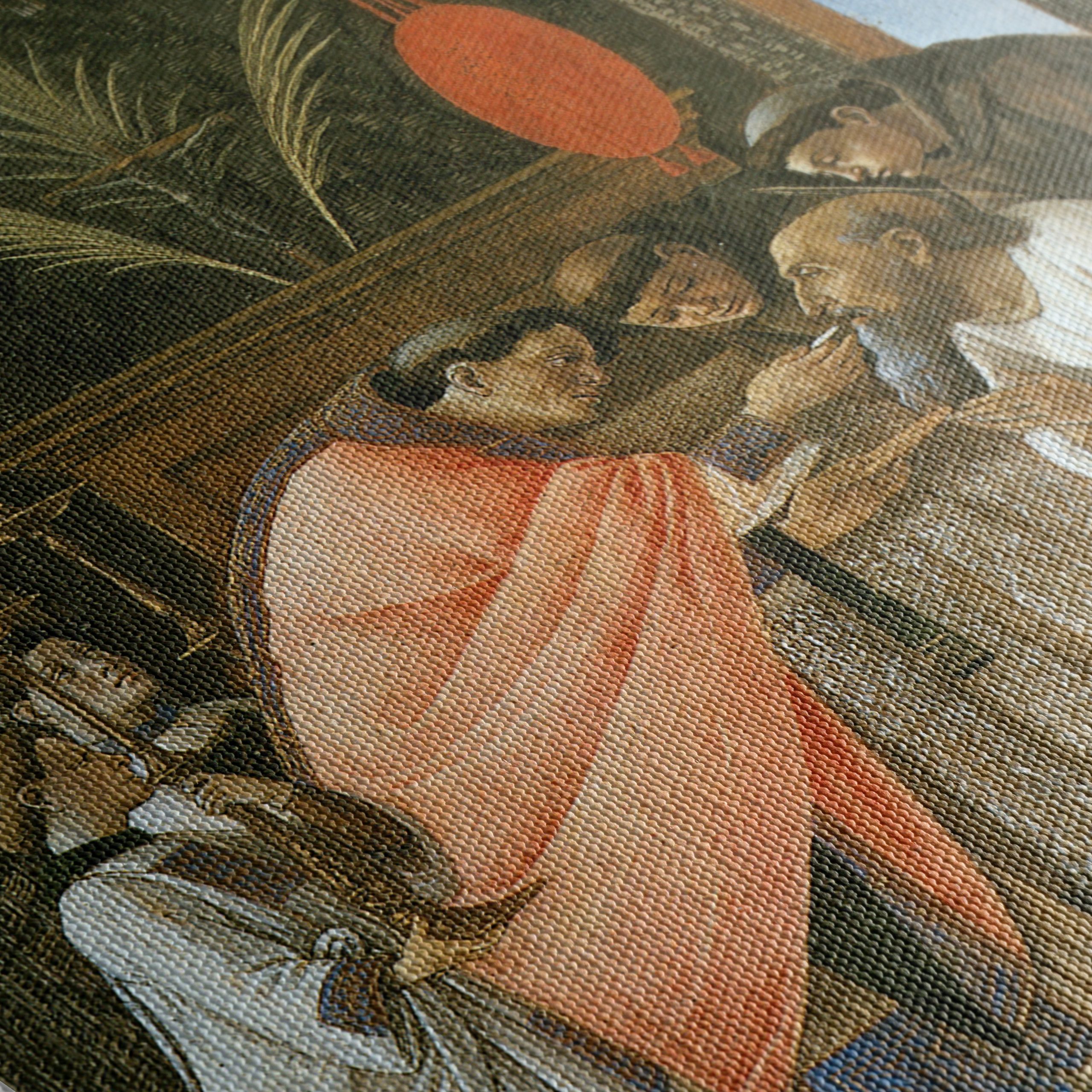 Cultural Religious Scene in Historical Chinese Art - Image 5