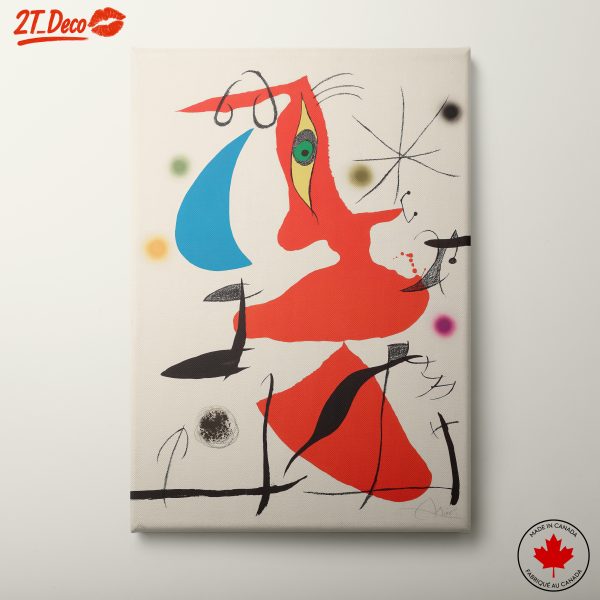 Bold Abstract Artwork with Colorful Shapes
