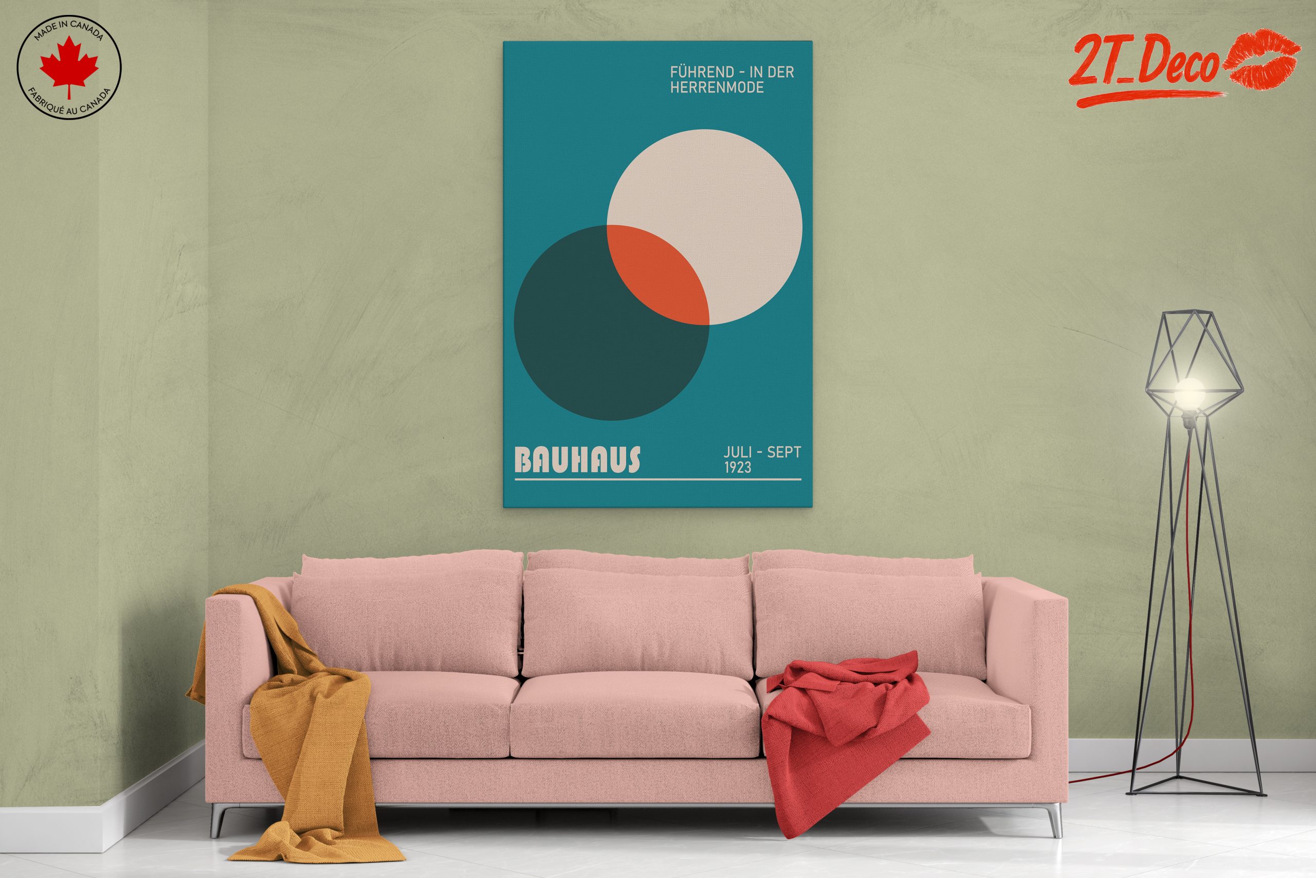 Bauhaus Inspired Geometric Art 7 - Image 2