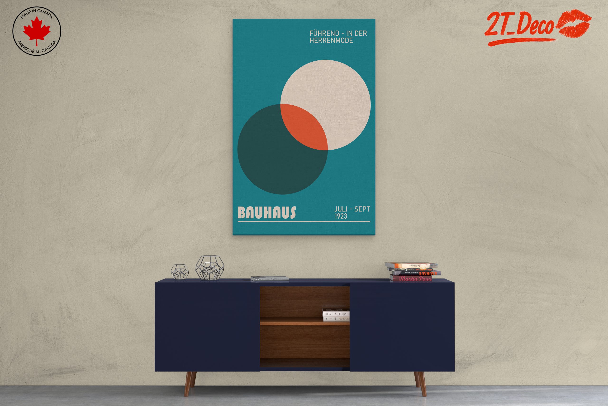 Bauhaus Inspired Geometric Art 7 - Image 3