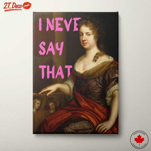 Humorous Contemporary Portrait with Bold Text