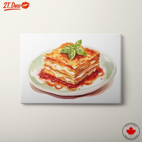 Abstract Representation of Delicious Lasagna