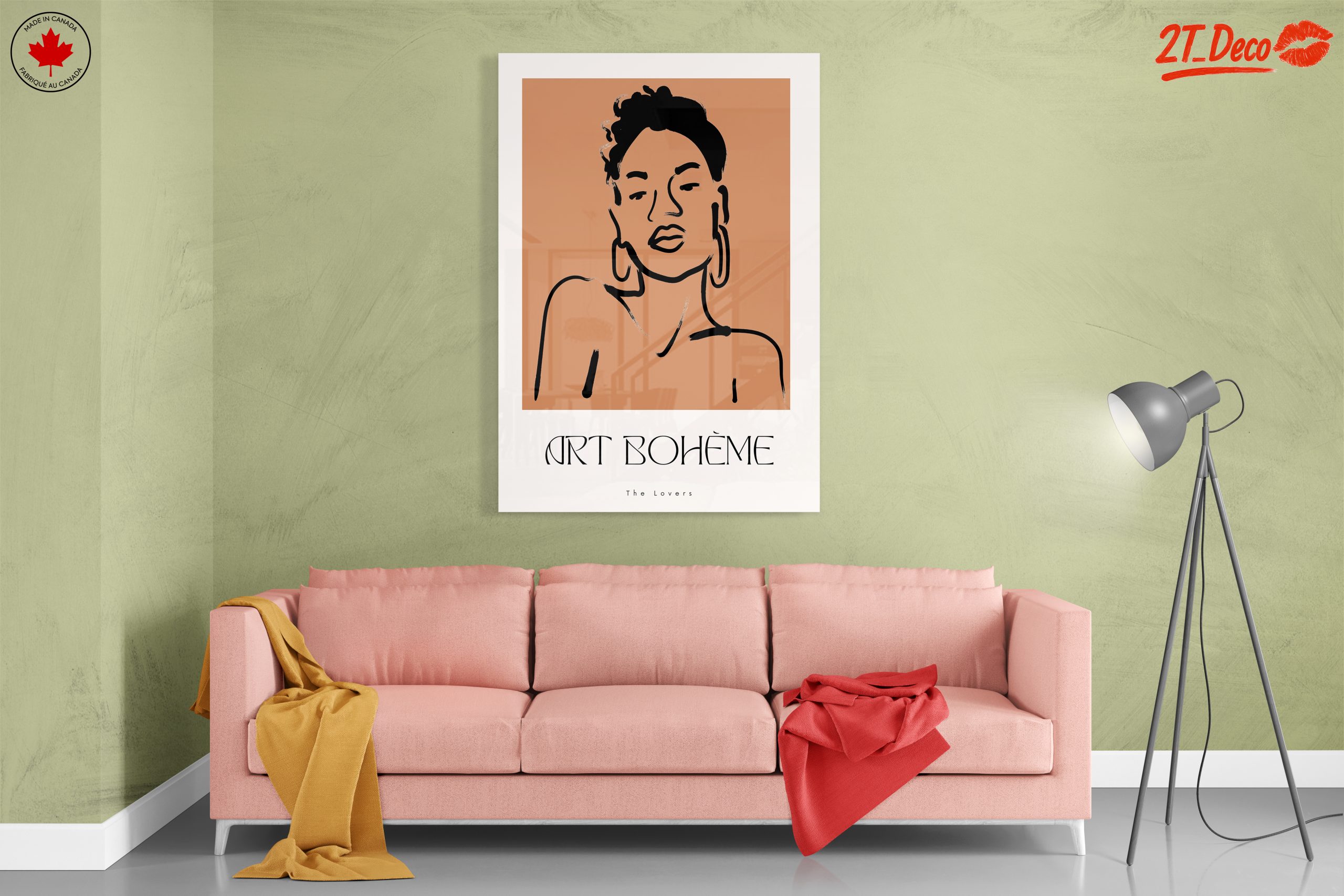 Stylized Contemporary Portrait of Lovers - Image 7