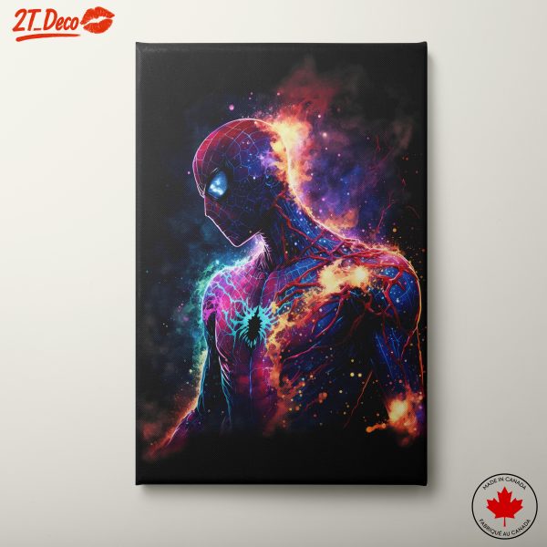 Vibrant Spiderman Character Art