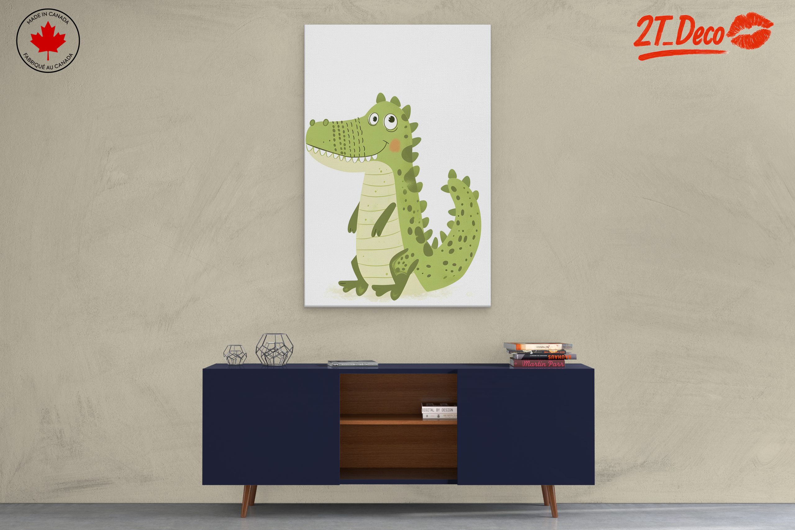 Playful Crocodile Character Art - Image 3