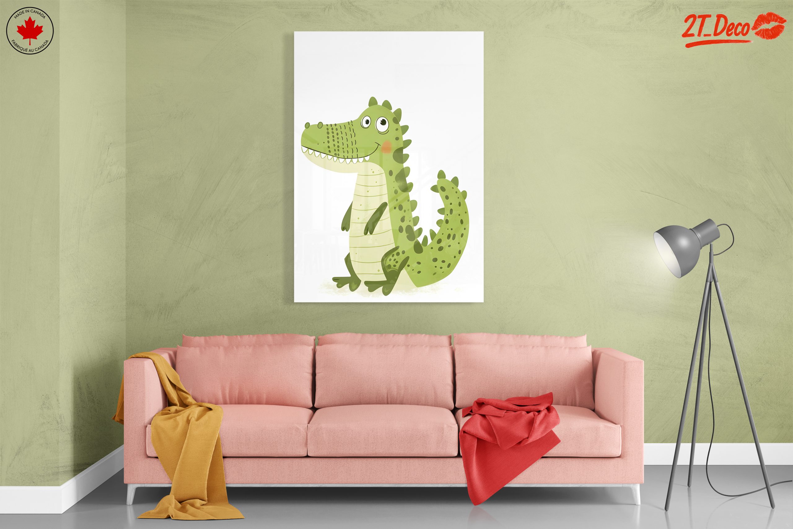 Playful Crocodile Character Art - Image 7
