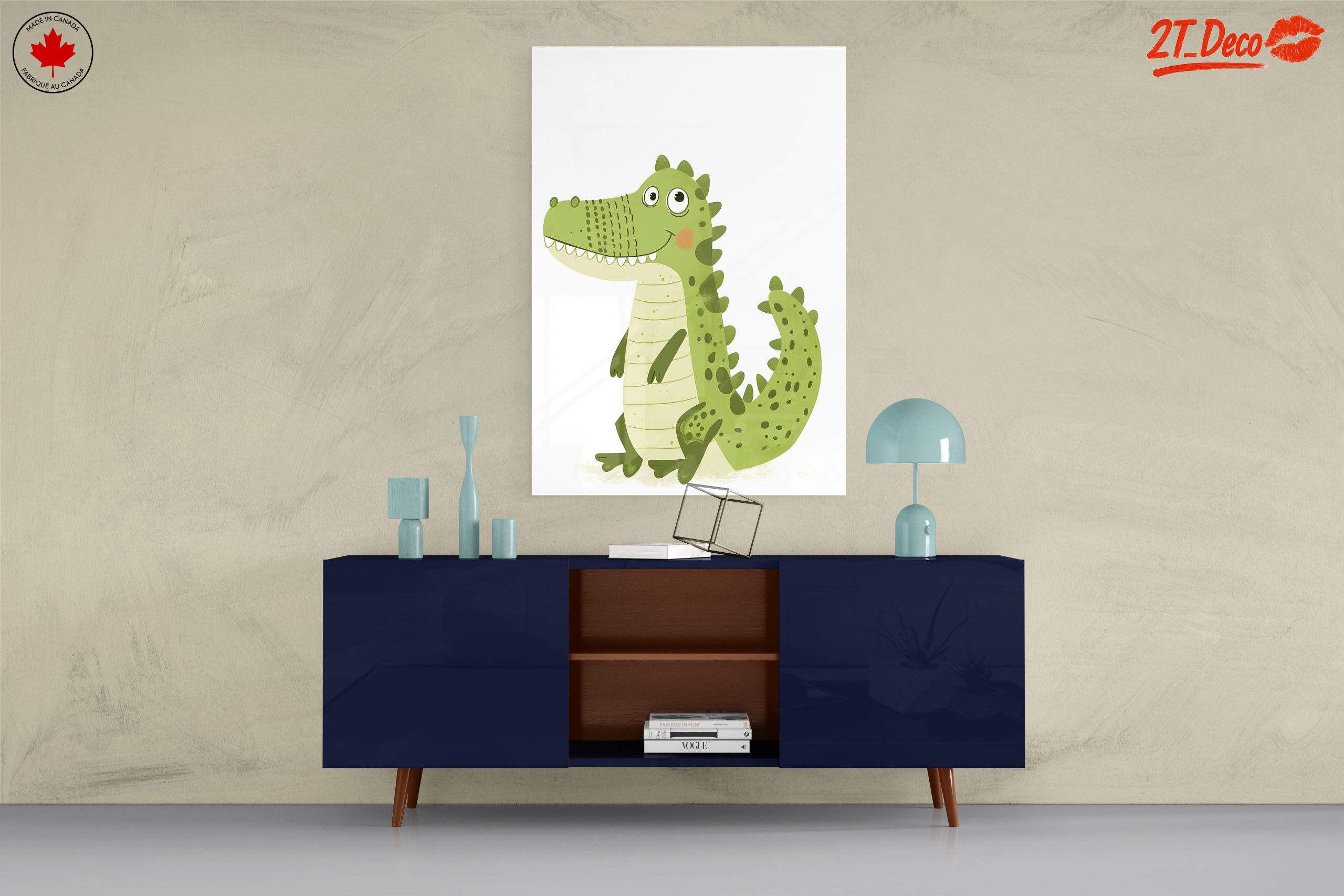 Playful Crocodile Character Art - Image 8