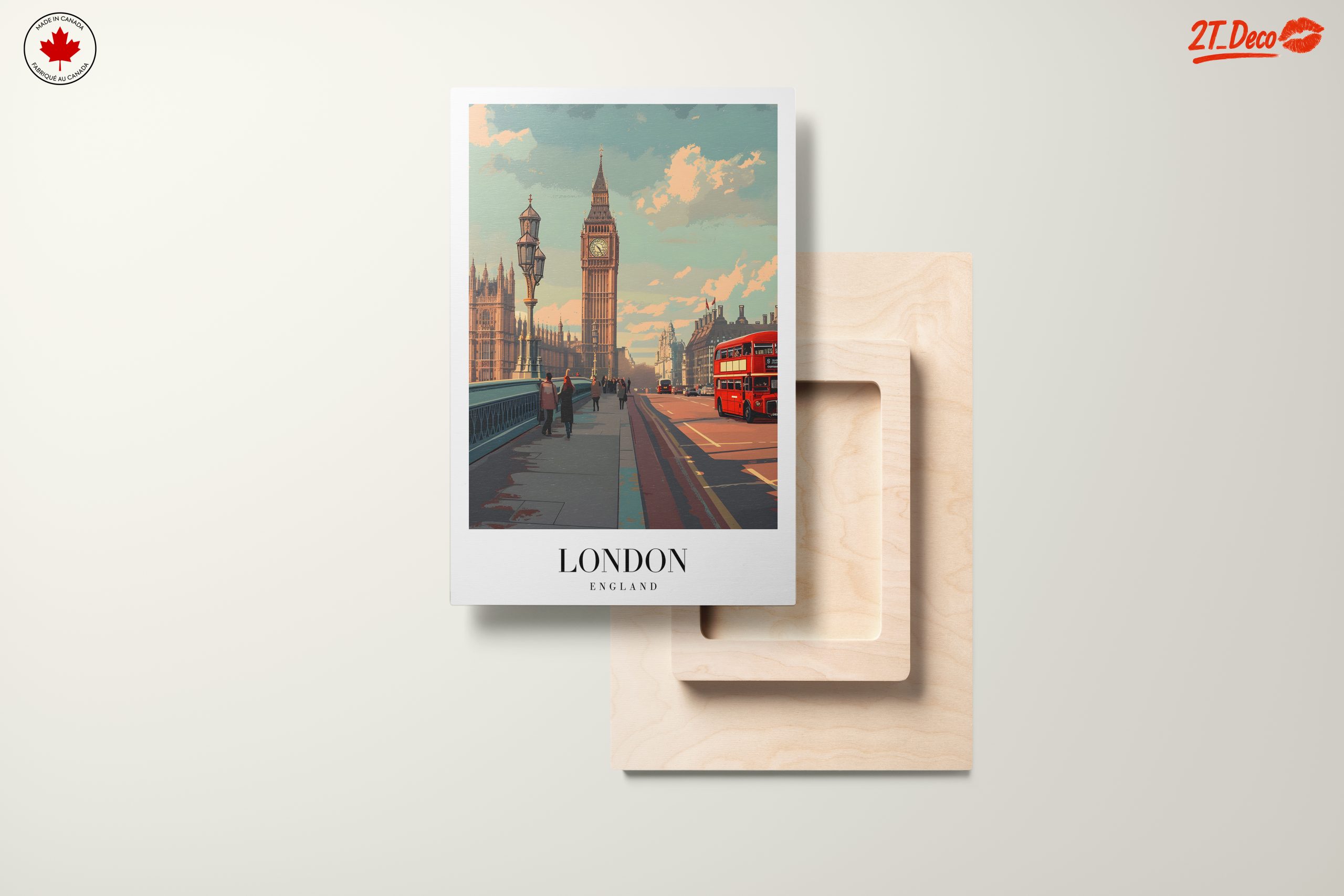 London Big Ben and Red Bus Scene - Image 11